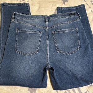 A130.  Liverpool Dark Blue Straight Leg Jeans